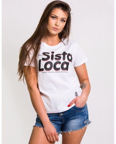Koszulka SISTALOCA "SistaCLS" biała