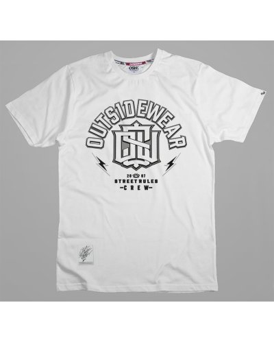 T-shirt Outsidewear "Rules" biały