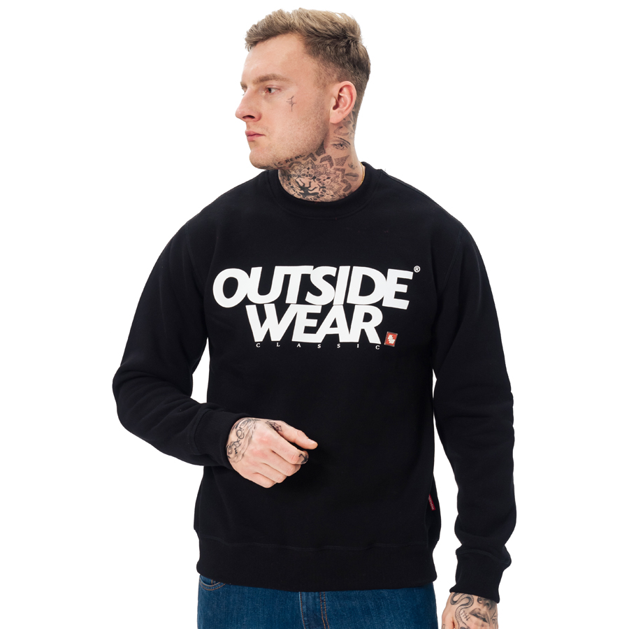 Bluza klasyczna Outsidewear czarny :: OSW true street brands