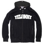 Bluza na suwak z kapturem Outsidewear "Yelonky" czarna