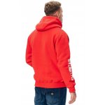 Bluza z kapturem Outsidewear "Logos" czerwona