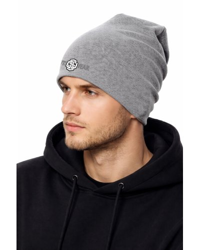 Czapka zimowa 2warstowa "Beanie-long" melanż