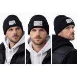 Czapka Zimowa wywijana "Label" czarna