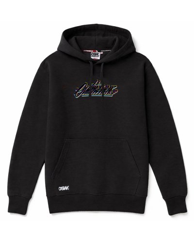 Bluza z kapturem Outsidewear "ColorTag small" czarna