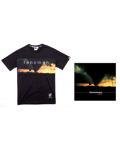 T-shirt "Fenomen - Efekt-Big" czarny + Fenomen Efekt CD  , autografy, vlepy
