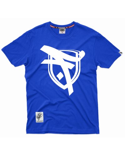 T-shirt Outsidewear "Fenomen - Logo" niebieska