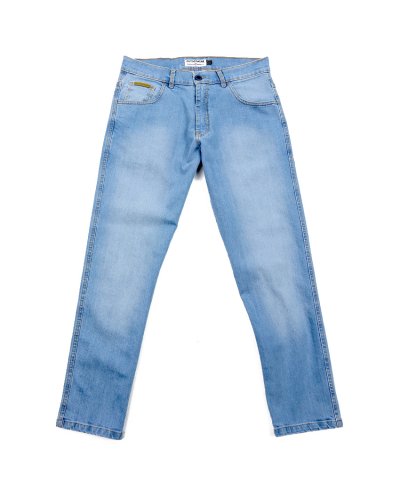 Spodnie jeans regular Outsidewear "Stripe2.0" blue