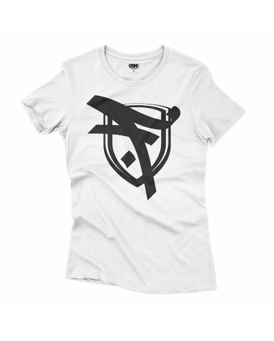 T-shirt Damski Outsidewear "Fenomen - Logo" biały