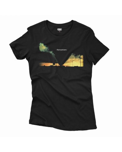 T-shirt Damski Outsidewear "Fenomen - Efekt" czarny
