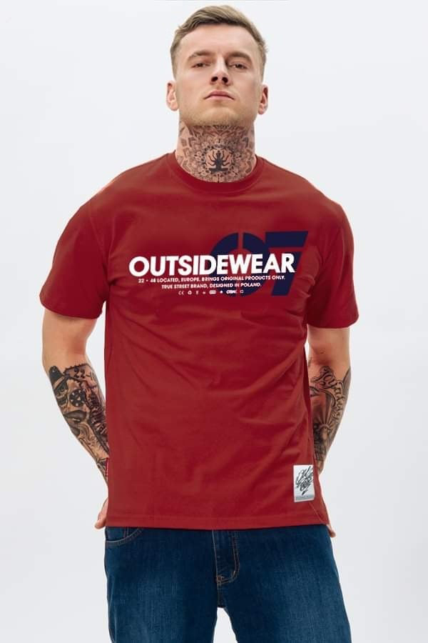 T-shirt Outsidewear "07" j.bordo
