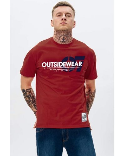 T-shirt Outsidewear "07" j.bordo