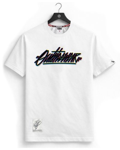 Koszulka Outsidewear "ColorTag" biały przód