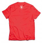 T-shirt Outsidewear "ColorTag" czerwony