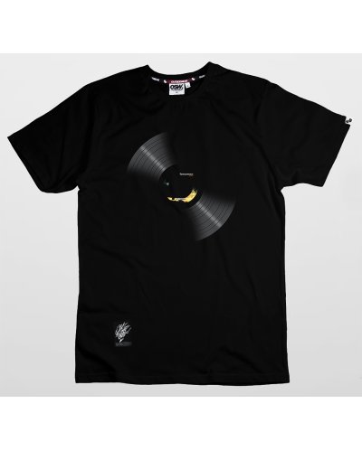 T-shirt Outsidewear "Fenomen Vinyl"  czarny