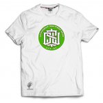 T-shirt Outsidewear "Monogram" biały