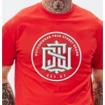 T-shirt Outsidewear "Monogram" czerwony