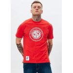 T-shirt Outsidewear "Monogram" czerwony