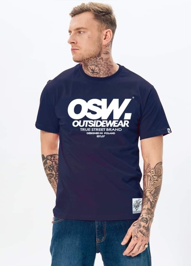 T-shirt Outsidewear "OSW-Base" granat