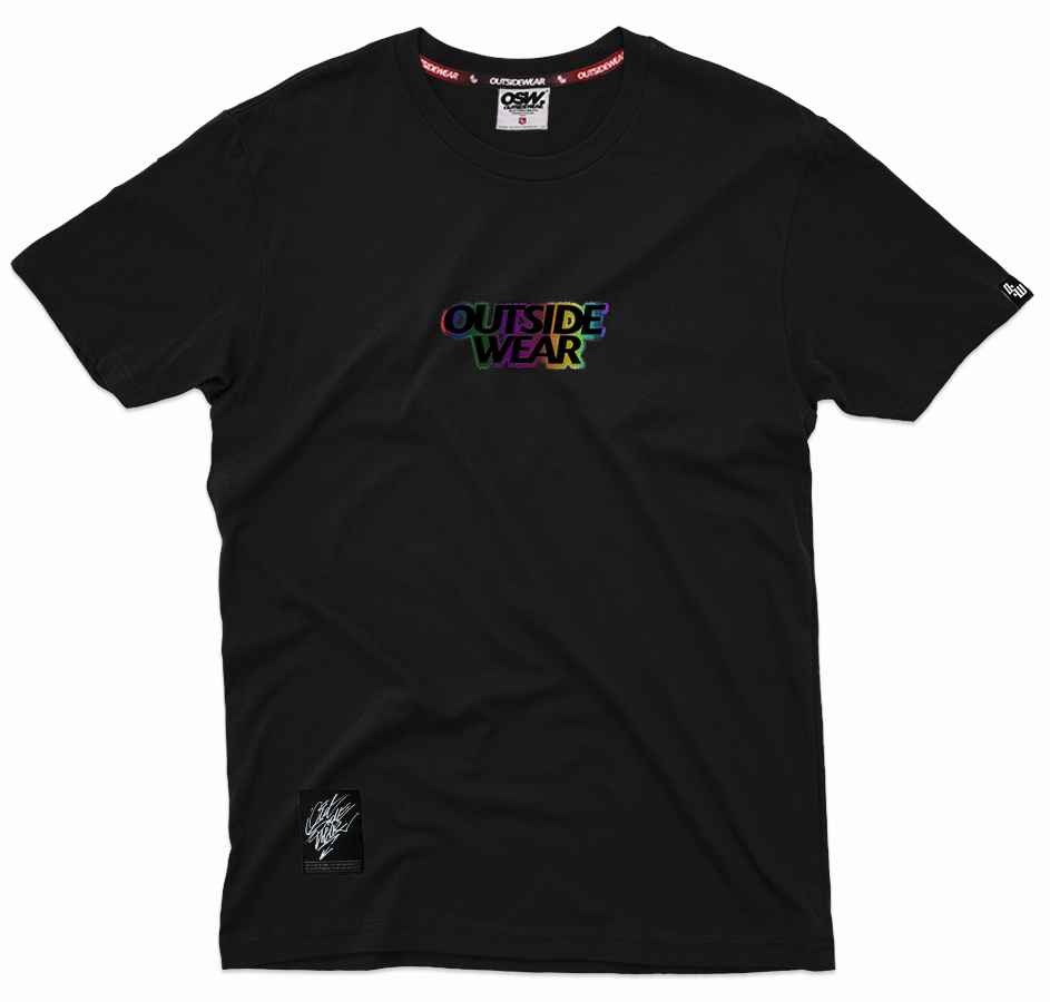 T-shirt Outsidewear "SprayOut small" czarny