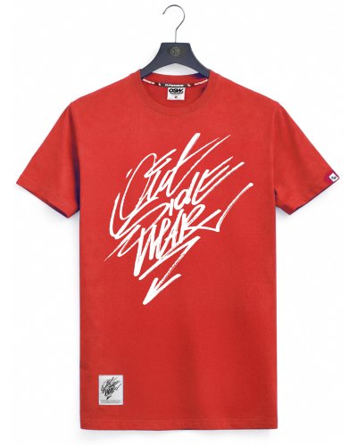 T-shirt Outsidewear "Tag-R" czerwony