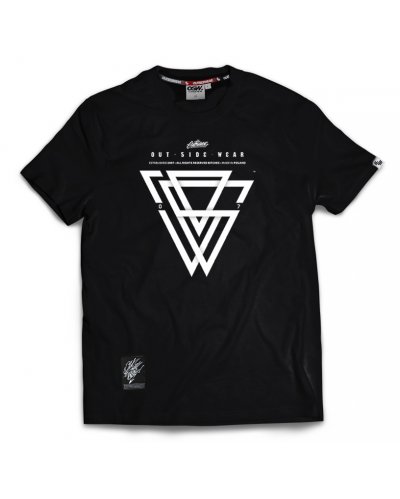 T-shirt "Triangle" czarny