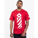 T-shirt Outsidewear "Vertical" czerwony